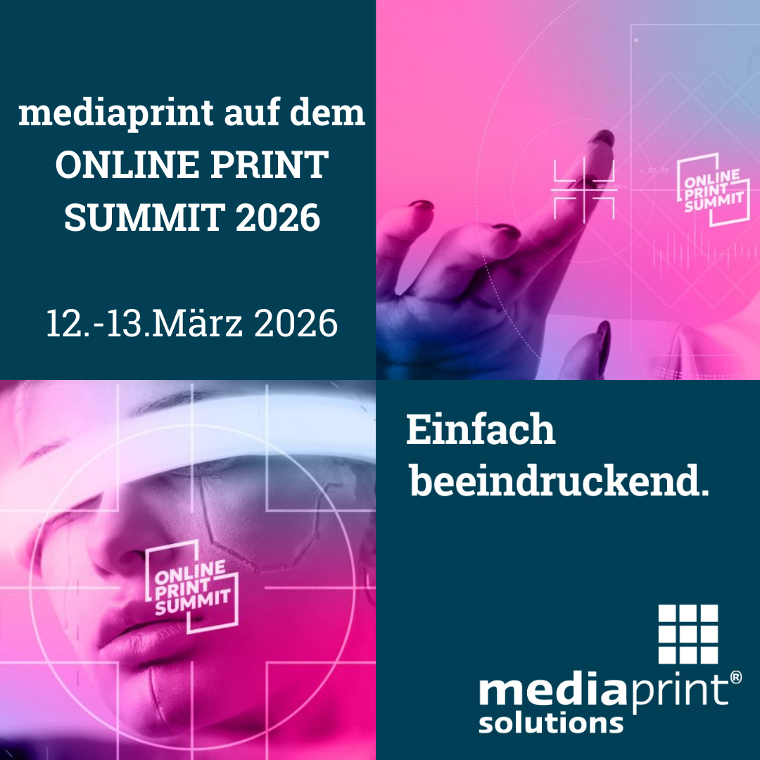 Wir sind Partner des Online Print Summit 2026 - mediaprint solutions GmbH
